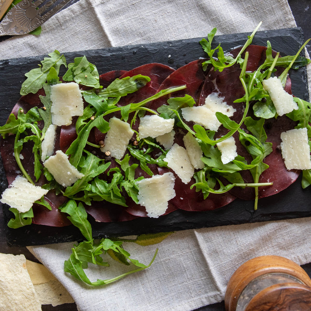 Authentique Carpaccio de Bresaola - La Cucina di Laura