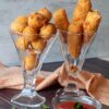 Bâtonnets et boules de mozzarella frits - En-tête