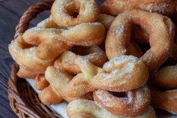 Beignets italiens Graffe - Zeppole Di Carnevale - En-tête