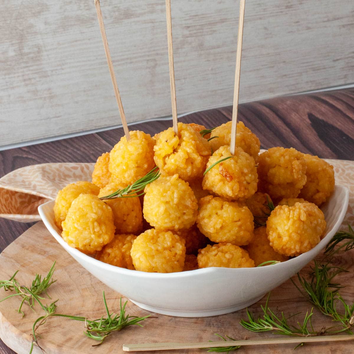 Boulettes de risotto frites de Calabre - En-tête