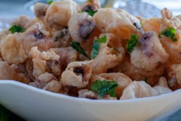 Calamari Fritti Calamars Frits Italiens Croquants - En-tête