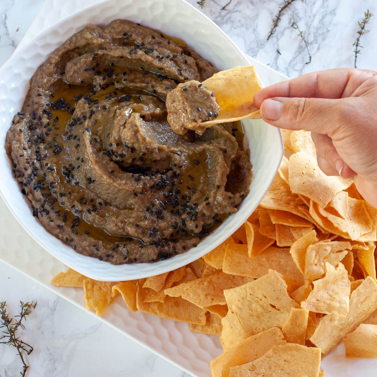 Caviar d'aubergine - En-tête