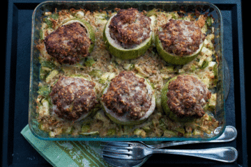 Courgettes Rondes Farcies - en-tête