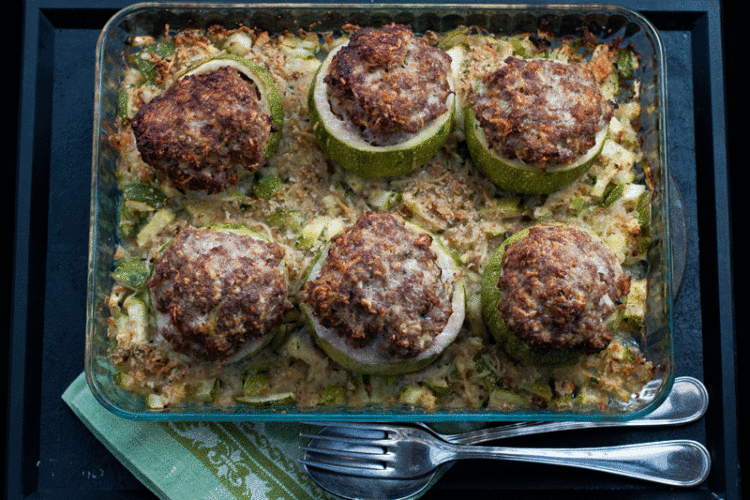 Courgettes Rondes Farcies - en-tête