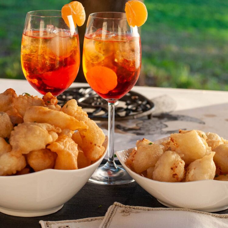 Crispelle italiennes de pâte frite - En-tête