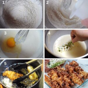 D’Acacia : Recette de beignets d’acacia - Préparez la pâte à beignet