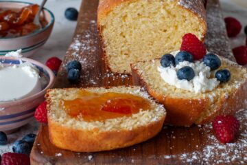 Gâteau à la ricotta sain sans beurre - En-tête