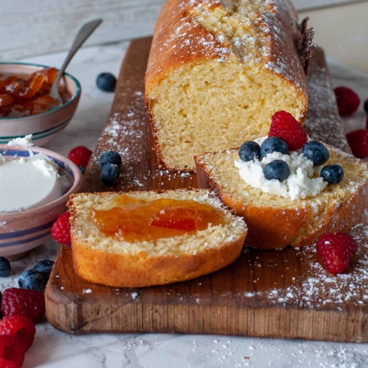 Gâteau à la ricotta sain sans beurre - En-tête