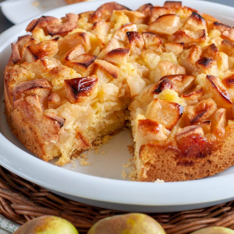 Gâteau aux pommes italien - En-tête