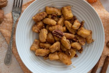 Gnocchis à la courge avec cannelle et beurre noisette - En-tête