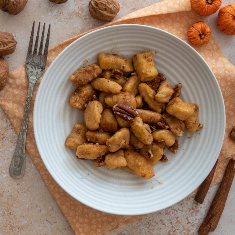 Gnocchis à la courge avec cannelle et beurre noisette - En-tête