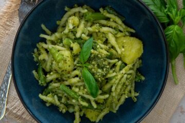 Le Pesto Classique avec Trofie, Haricots Verts et Pommes de Terre - En-tête