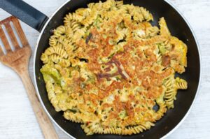 Pasta a Frittata : Pâtes Frites à l’Italienne - Laissez dorer quelques instants