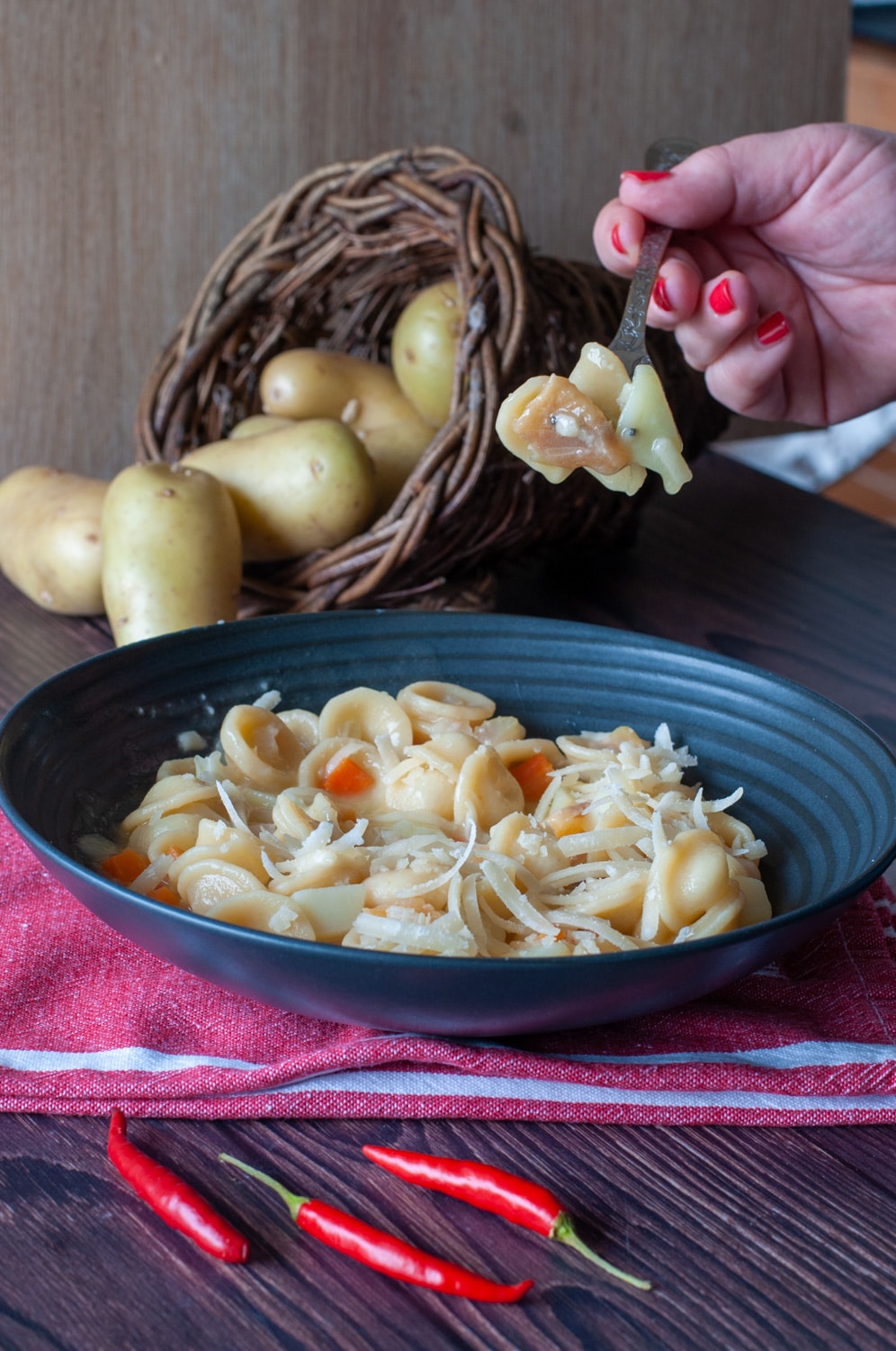 Pâtes et pommes de terre - En-tête