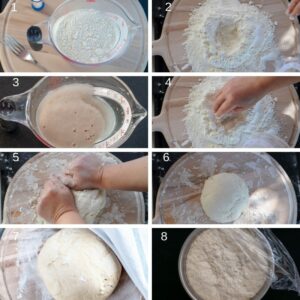Pizza Fritta Montanara Pâte à Pizza Frite - Préparation de la pâte