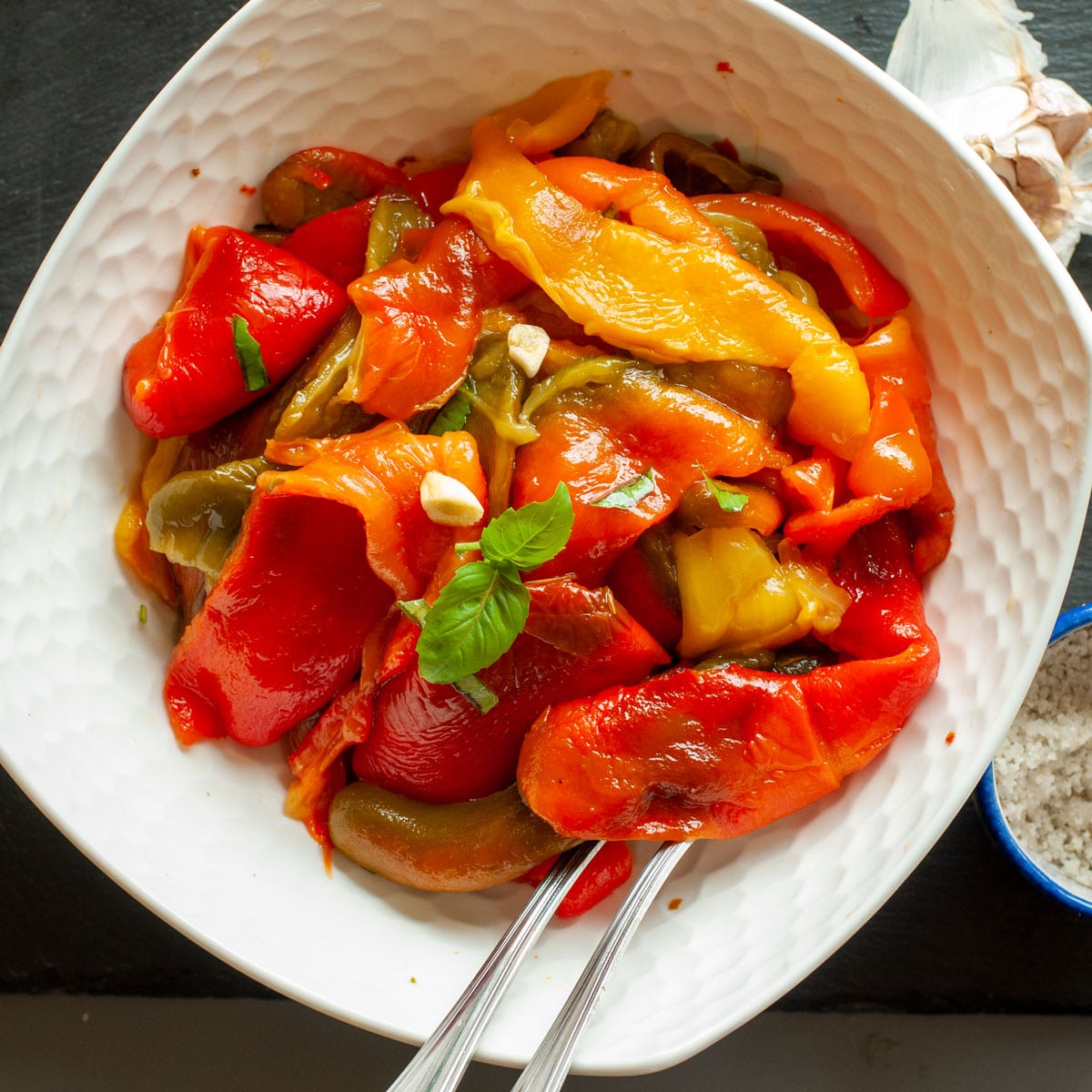 Poivrons rôtis à l'italienne - En-tête