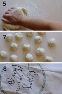 Recette Authentique de Piadina – Pain Plat Italien - Divisez la pâte en parts égales et formez des boules