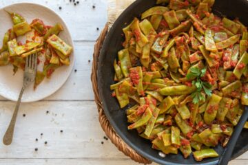 Recette Facile et Authentique de Haricots Verts à l’Italienne avec Tomates - En-tête