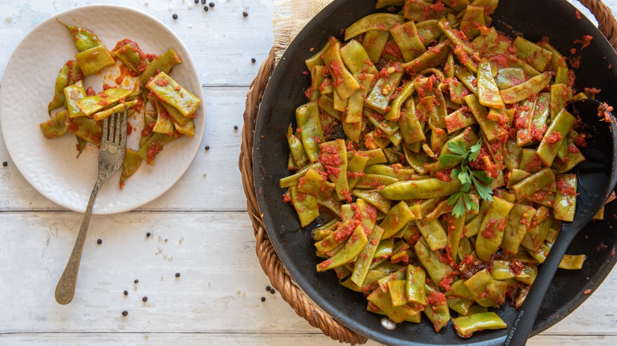 Recette Facile et Authentique de Haricots Verts à l’Italienne avec Tomates - En-tête