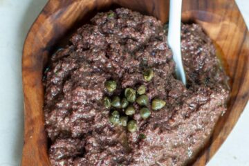 Recette de Tapenade d'Olives Noires avec Anchois et Ail - En-tête
