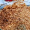 Recette de crumble de poires très mûres aux amandes - Faites cuire au four jusqu'à ce que le dessus soit doré et croustillant