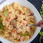 Recette de pâtes saines au saumon fumé - En-tête