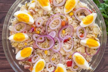 Recette de salade de riz Insalata Di Riso - En-tête