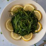Recette simple d'agretti italien au citron (Salsola soda) - En-tête