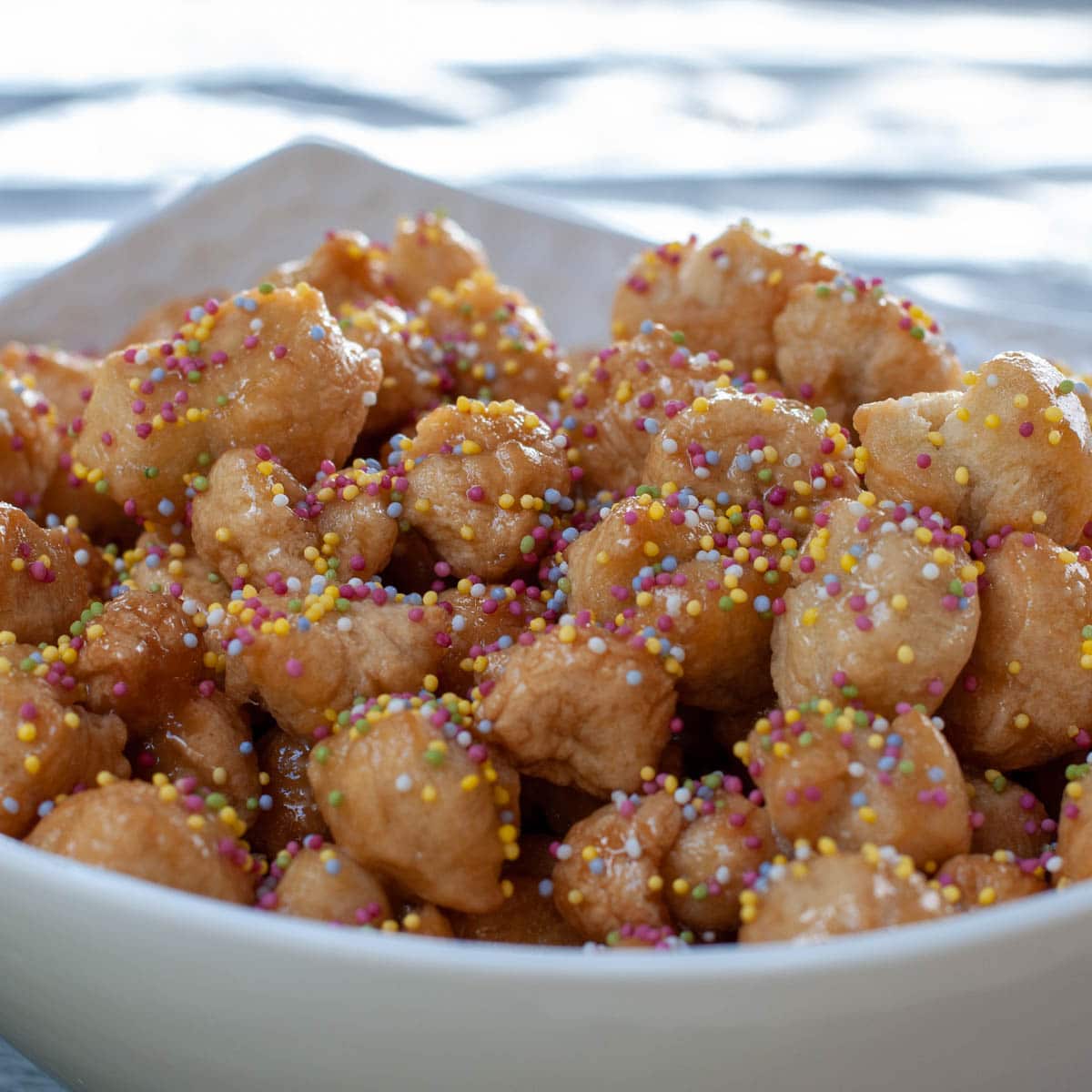 Recette traditionnelle de Struffoli au Cognac - En-tête