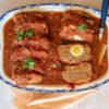 Recette traditionnelle de polpettone italien (Pain de viande italien) - En-tête