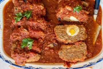 Recette traditionnelle de polpettone italien (Pain de viande italien) - En-tête
