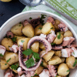 Salade de Poulpe Italienne (Insalata Di Polpo) - Ajoutez le poulpe et mélangez.