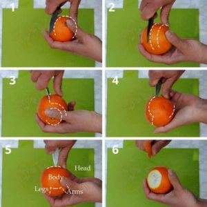 Salade italienne de fenouil avec orange sanguine - Pelez les oranges et réalisez des pelures en spirale si vous le souhaitez