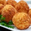 Arancini de riz sans gluten et végétariens - en-tête