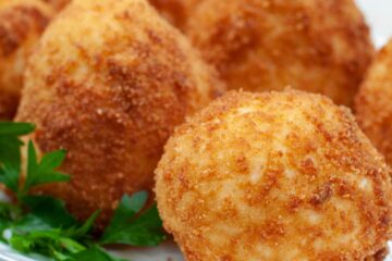 Arancini de riz sans gluten et végétariens - en-tête