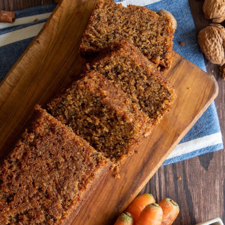 Cake aux carottes et aux noix - en-tête