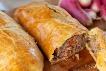 Chaussons à la saucisse de bœuf - en-tête