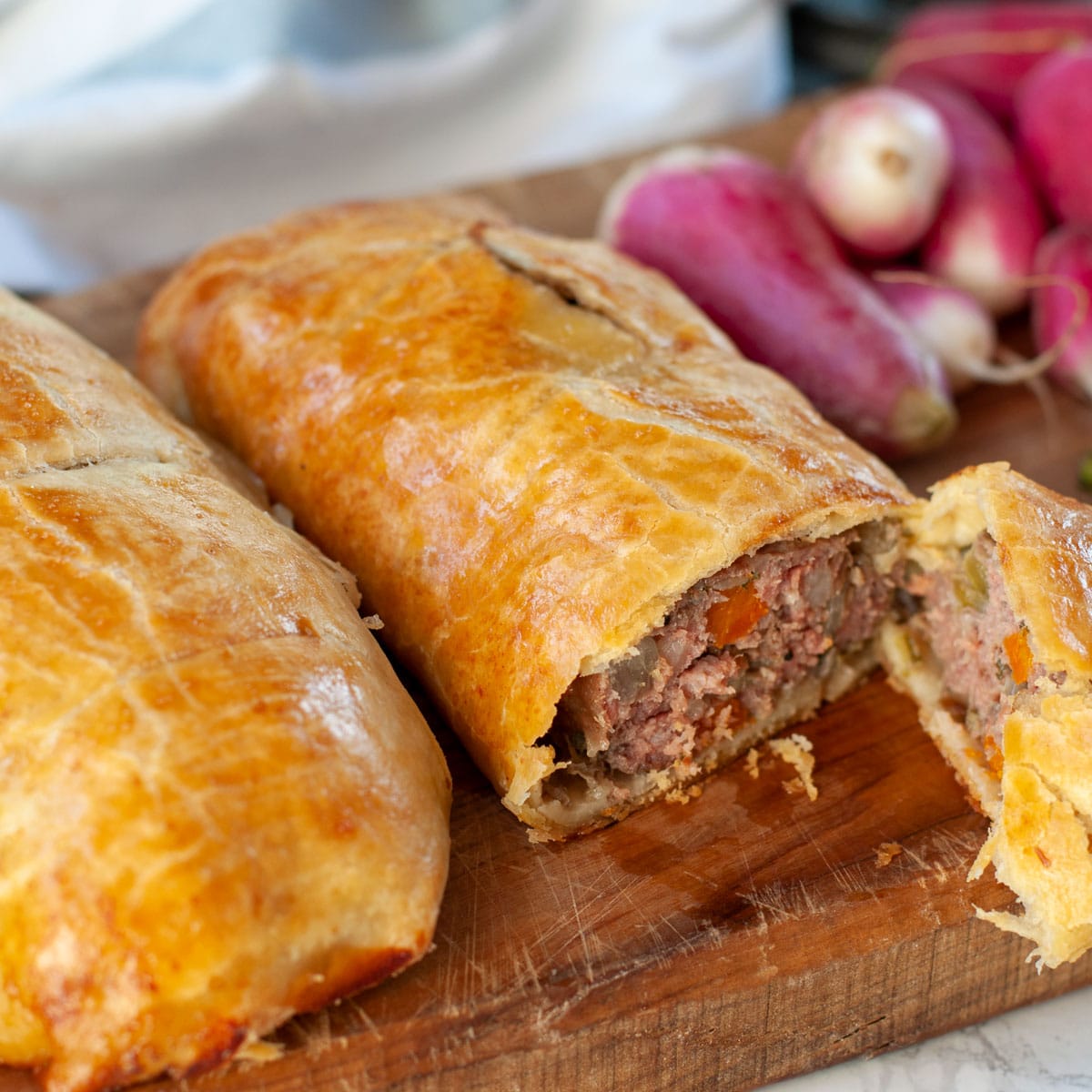 Chaussons à la saucisse de bœuf - en-tête
