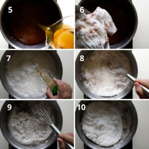 Comment préparer un consommé de bœuf - ajout des blancs en neige