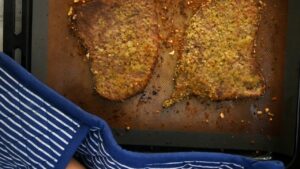 Cotoletta alla Palermitana, escalopes de bœuf au four - Cuire les escalopes au four