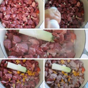 Daube provençale - Glisser l'ail dans la viande
