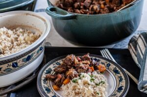 Daube provençale - Servir la daube de bœuf