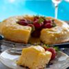 Gâteau magique au citron, une pâte pour deux couches - en-tête