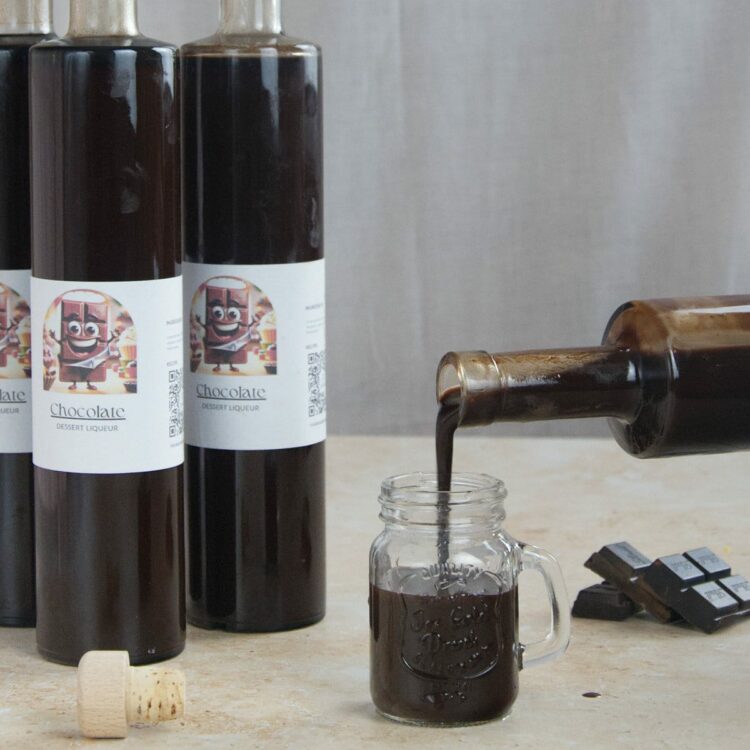 Liqueur de chocolat maison crémeuse, sans produits laitiers et de longue conservation - en-tête