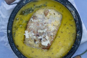 Maiale al latte, porc au lait et à la truffe - en-tête