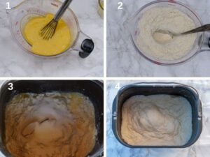 Muffins anglais maison - Préparer la pâte en machine