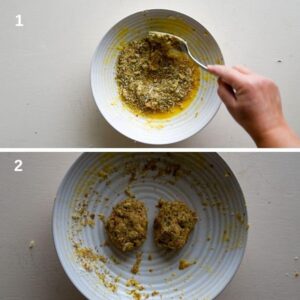 Nuggets de poulet italiens au parmesan - Façonner des boulettes anti gaspillage