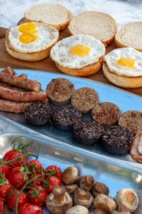 Petit-déjeuner irlandais en France - Maintien au chaud des viandes