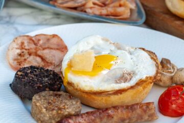 Petit-déjeuner irlandais en France - en-tête