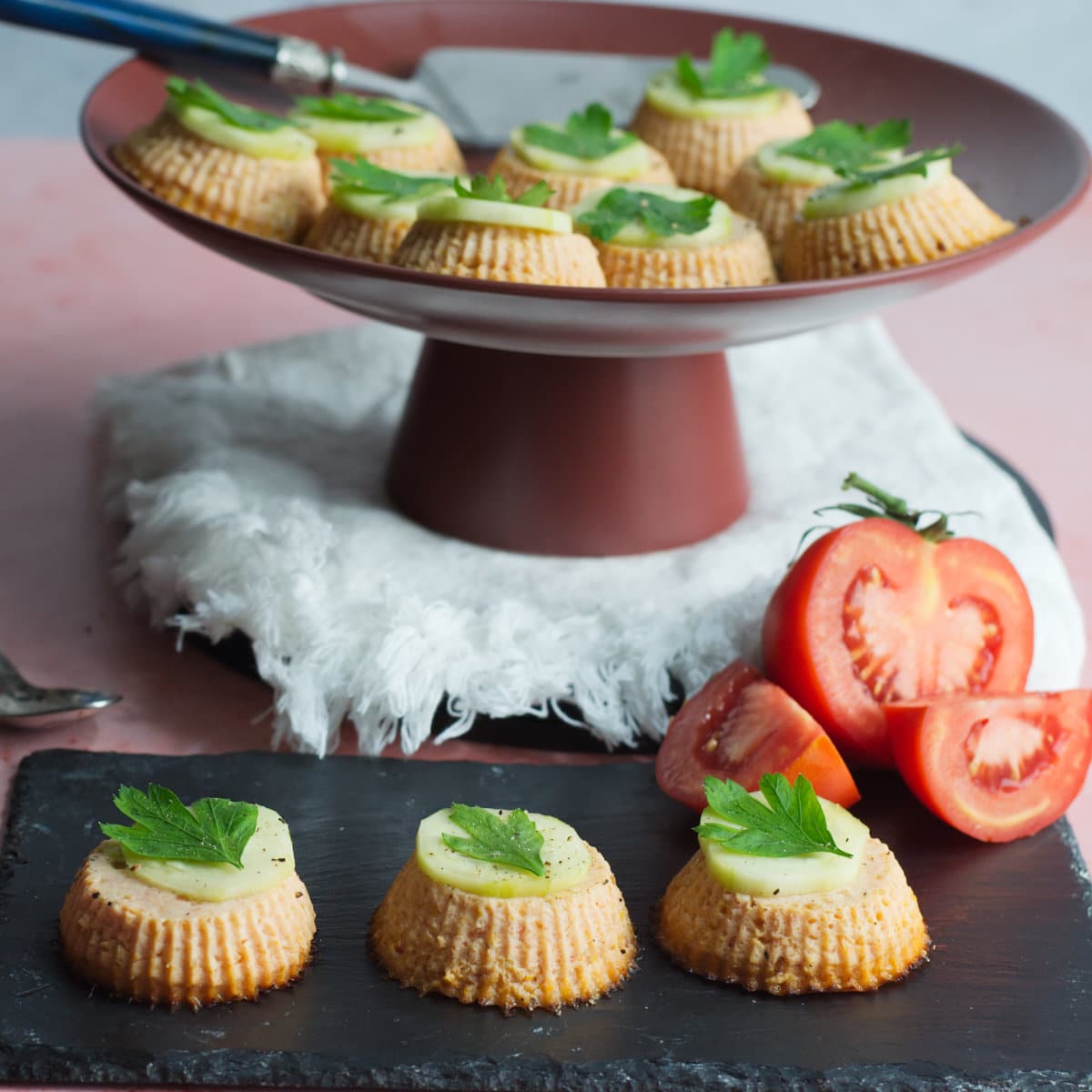 Petites timbales de tomates (Sformatini di pomodoro) - en-tête
